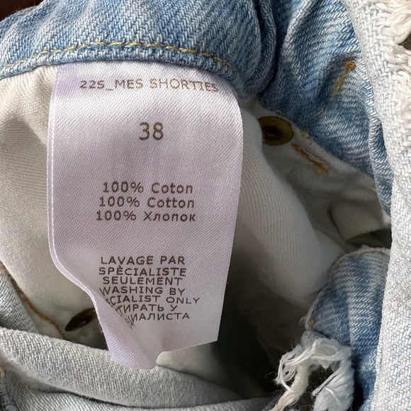 Mes Demoiselles Mes Shorties High Rise Denim Shorts Size FR 38 - Picture 5 of 7